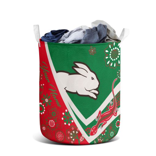 NRL South Sydney Rabbitohs Custom Name New Edition Laundry Basket