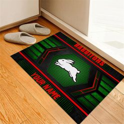 NRL South Sydney Rabbitohs Custom Name Special Edition Rubber Doormat