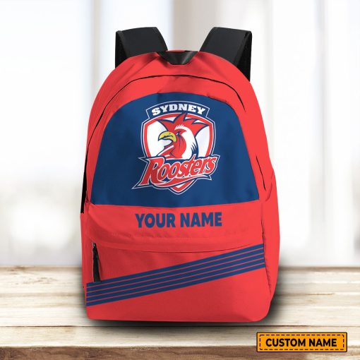 NRL Sydney Roosters Custom Name Gift For Fans Backpack