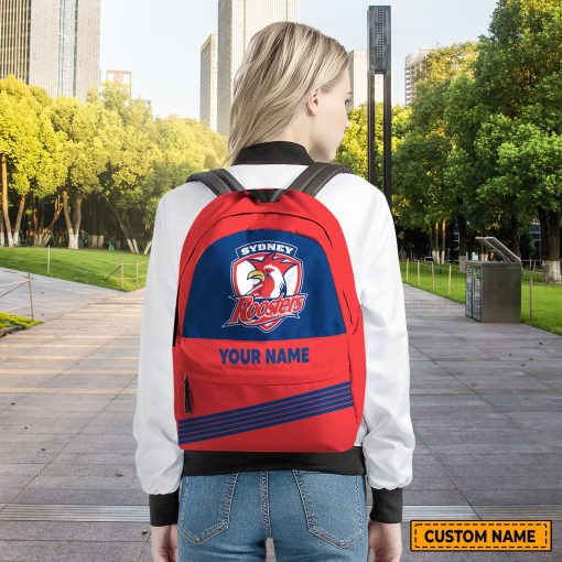 NRL Sydney Roosters Custom Name Gift For Fans Backpack