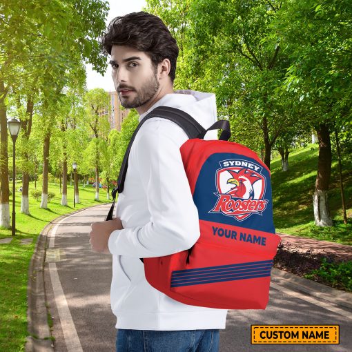 NRL Sydney Roosters Custom Name Gift For Fans Backpack