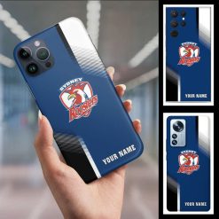 NRL Sydney Roosters Custom Name Limited Edition Phone Case