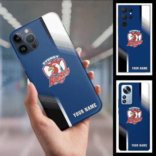 NRL Sydney Roosters Custom Name Limited Edition Phone Case