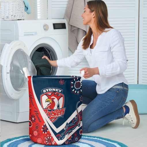 NRL Sydney Roosters Custom Name New Edition Laundry Basket