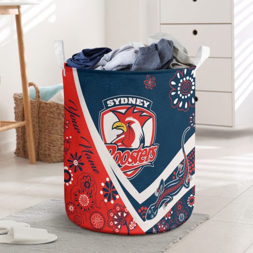 NRL Sydney Roosters Custom Name New Edition Laundry Basket