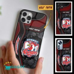 NRL Sydney Roosters Custom Name New Edition Phone Case