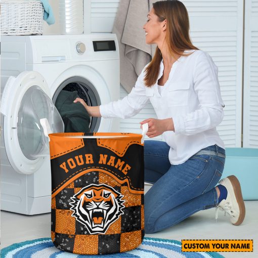 NRL Wests Tigers Custom Name Limited Edition Laundry Basket