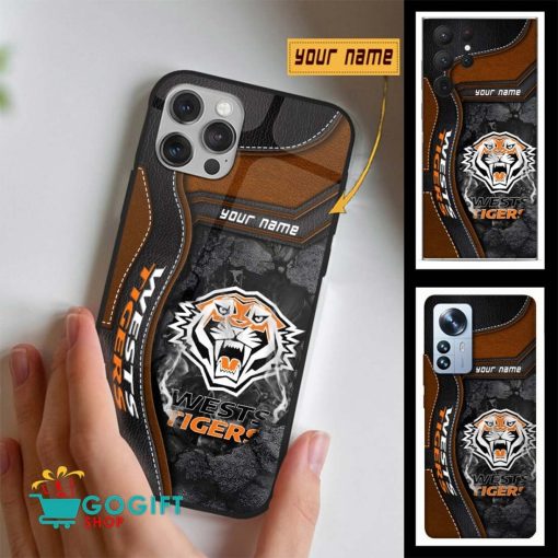 NRL Wests Tigers Custom Name New Edition Phone Case