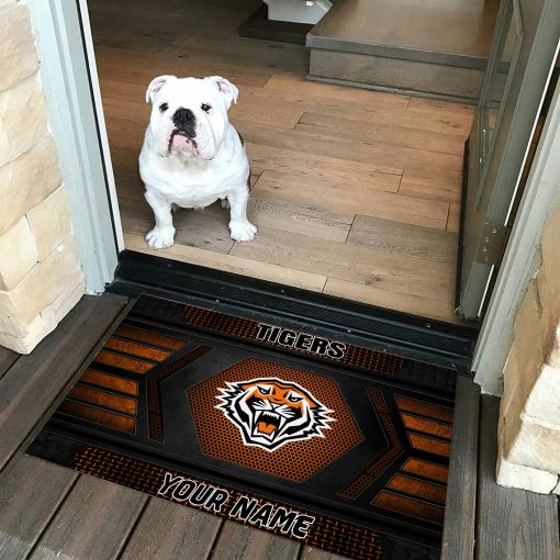 NRL Wests Tigers Custom Name Special Edition Rubber Doormat