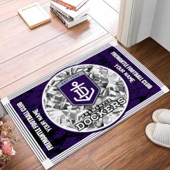 AFL Fremantle Dockers Custom Name Limited Edition Rubber Doormat