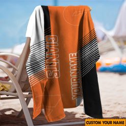 AFL Greater Western Sydney Giants Custom Name Gift For Fans Beach Towel