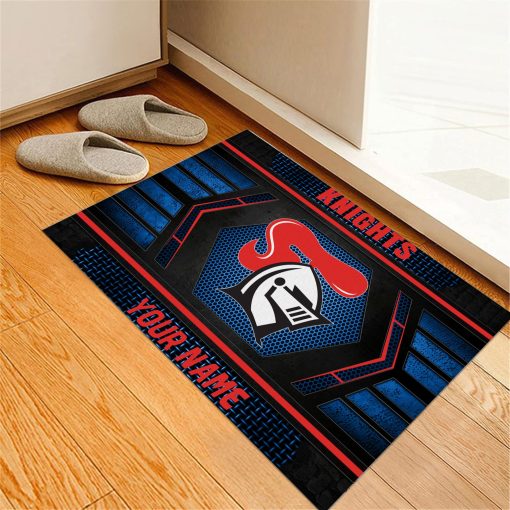 NRL Newcastle Knights Custom Name Special Edition Rubber Doormat