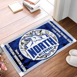 AFL North Melbourne Kangaroos Custom Name Limited Edition Rubber Doormat
