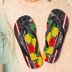 NRL Penrith Panthers Custom Name Limited Edition Flip Flops