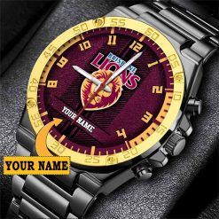 AFL Brisbane Lions Custom Name Special Edition SteelStorm Watch