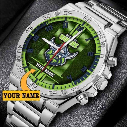 NRL Canberra Raiders Custom Name Special Edition SteelStorm Watch