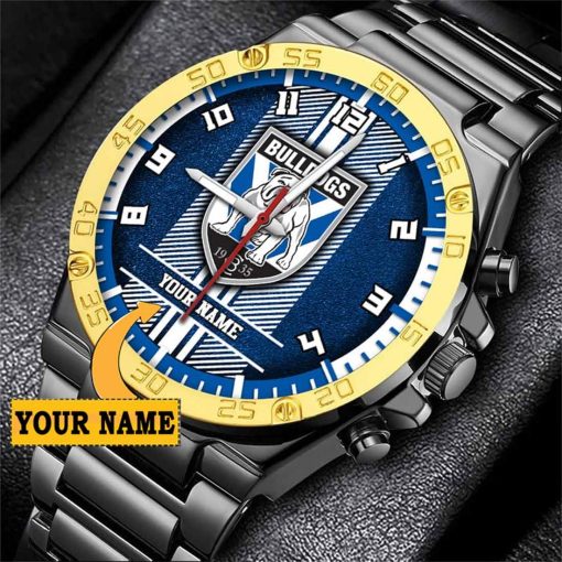 NRL Canterbury-Bankstown Bulldogs Custom Name Special Edition SteelStorm Watch