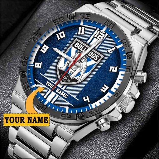 NRL Canterbury-Bankstown Bulldogs Custom Name Special Edition SteelStorm Watch