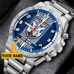 NRL Canterbury-Bankstown Bulldogs Custom Name Special Edition SteelStorm Watch