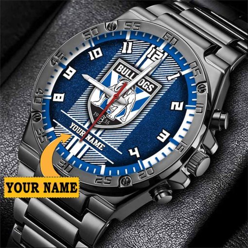 NRL Canterbury-Bankstown Bulldogs Custom Name Special Edition SteelStorm Watch