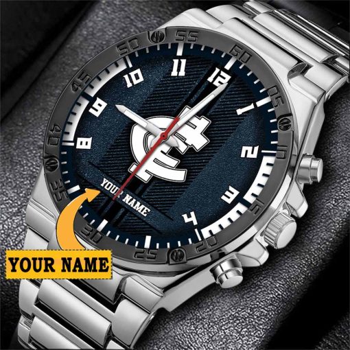 AFL Carlton Blues Custom Name Special Edition SteelStorm Watch