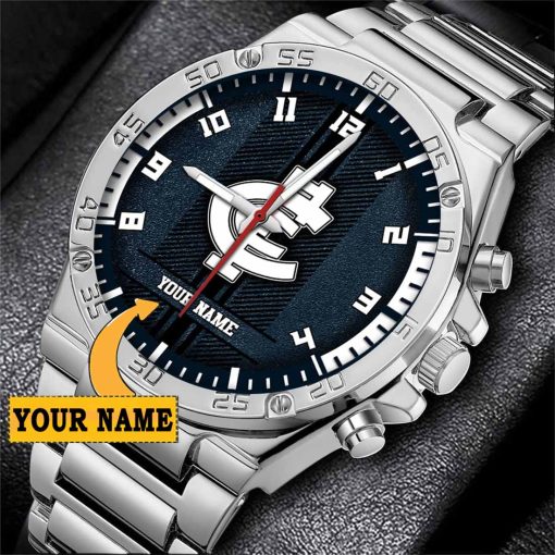 AFL Carlton Blues Custom Name Special Edition SteelStorm Watch