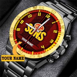AFL Gold Coast Suns Custom Name Special Edition SteelStorm Watch