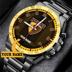 AFL Hawthorn Hawks Custom Name Special Edition SteelStorm Watch
