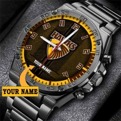 AFL Hawthorn Hawks Custom Name Special Edition SteelStorm Watch