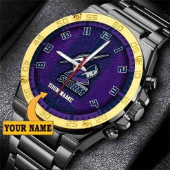 NRL Melbourne Storm Custom Name Special Edition SteelStorm Watch