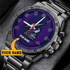 NRL Melbourne Storm Custom Name Special Edition SteelStorm Watch
