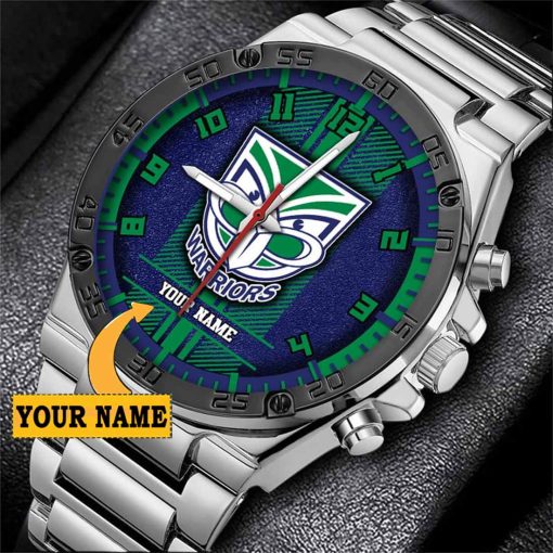 NRL New Zealand Warriors Custom Name Special Edition SteelStorm Watch