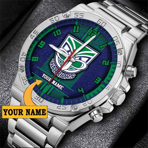 NRL New Zealand Warriors Custom Name Special Edition SteelStorm Watch