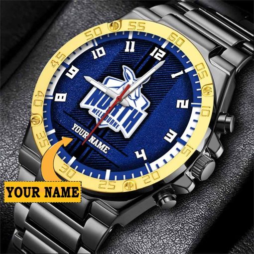 AFL North Melbourne Kangaroos Custom Name Special Edition SteelStorm Watch