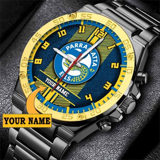 NRL Parramatta Eels Custom Name Special Edition SteelStorm Watch