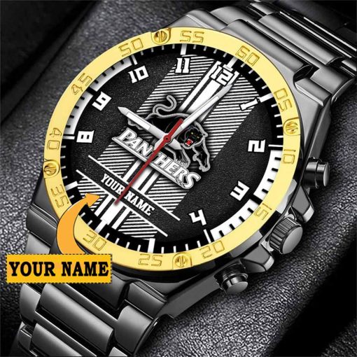 NRL Penrith Panthers Custom Name Special Edition SteelStorm Watch