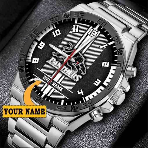 NRL Penrith Panthers Custom Name Special Edition SteelStorm Watch