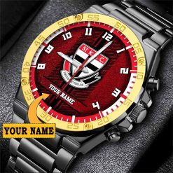AFL St Kilda Saints Custom Name Special Edition SteelStorm Watch