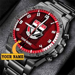 AFL St Kilda Saints Custom Name Special Edition SteelStorm Watch