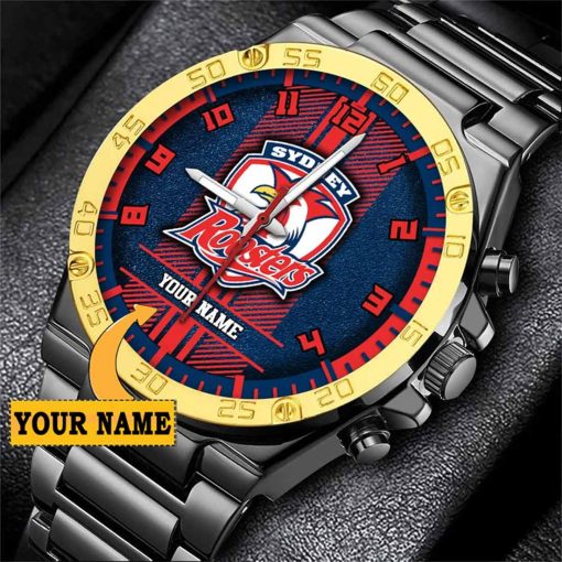 NRL Sydney Roosters Custom Name Special Edition SteelStorm Watch