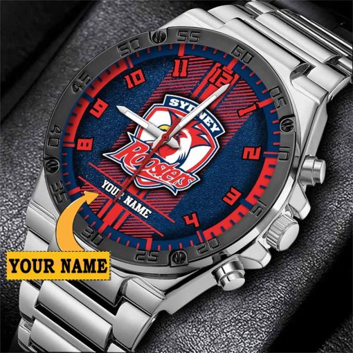 NRL Sydney Roosters Custom Name Special Edition SteelStorm Watch
