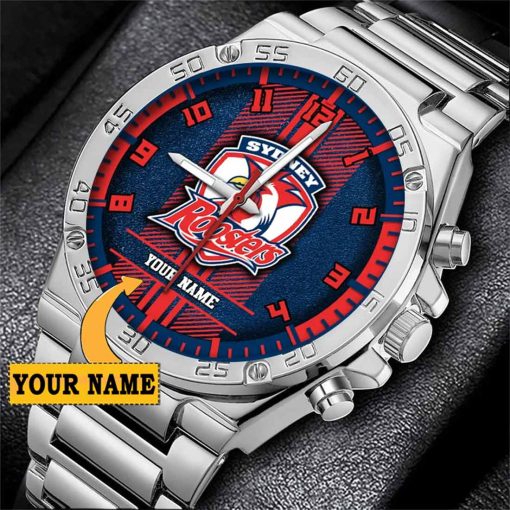 NRL Sydney Roosters Custom Name Special Edition SteelStorm Watch