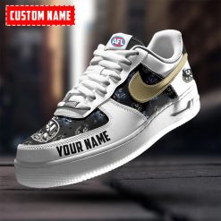 AFL Collingwood Magpies Custom Name Special Edition Air Force 1 Sneakers