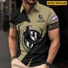 AFL Collingwood Magpies Custom Name Special Edition Zipper Polo Shirt