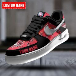 AFL Essendon Bombers Custom Name Special Edition Air Force 1 Sneakers