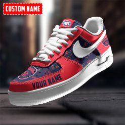 AFL Melbourne Demons Custom Name Special Edition Air Force 1 Sneakers