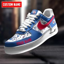 AFL Western Bulldogs Custom Name Special Edition Air Force 1 Sneakers
