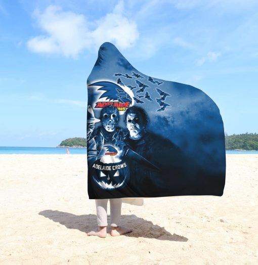 AFL Adelaide Crows Halloween Style Hooded Blanket