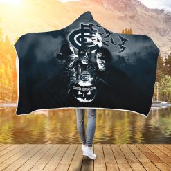 AFL Carlton Blues Halloween Style Hooded Blanket
