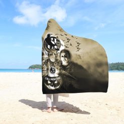 AFL Collingwood Magpies Halloween Style Hooded Blanket